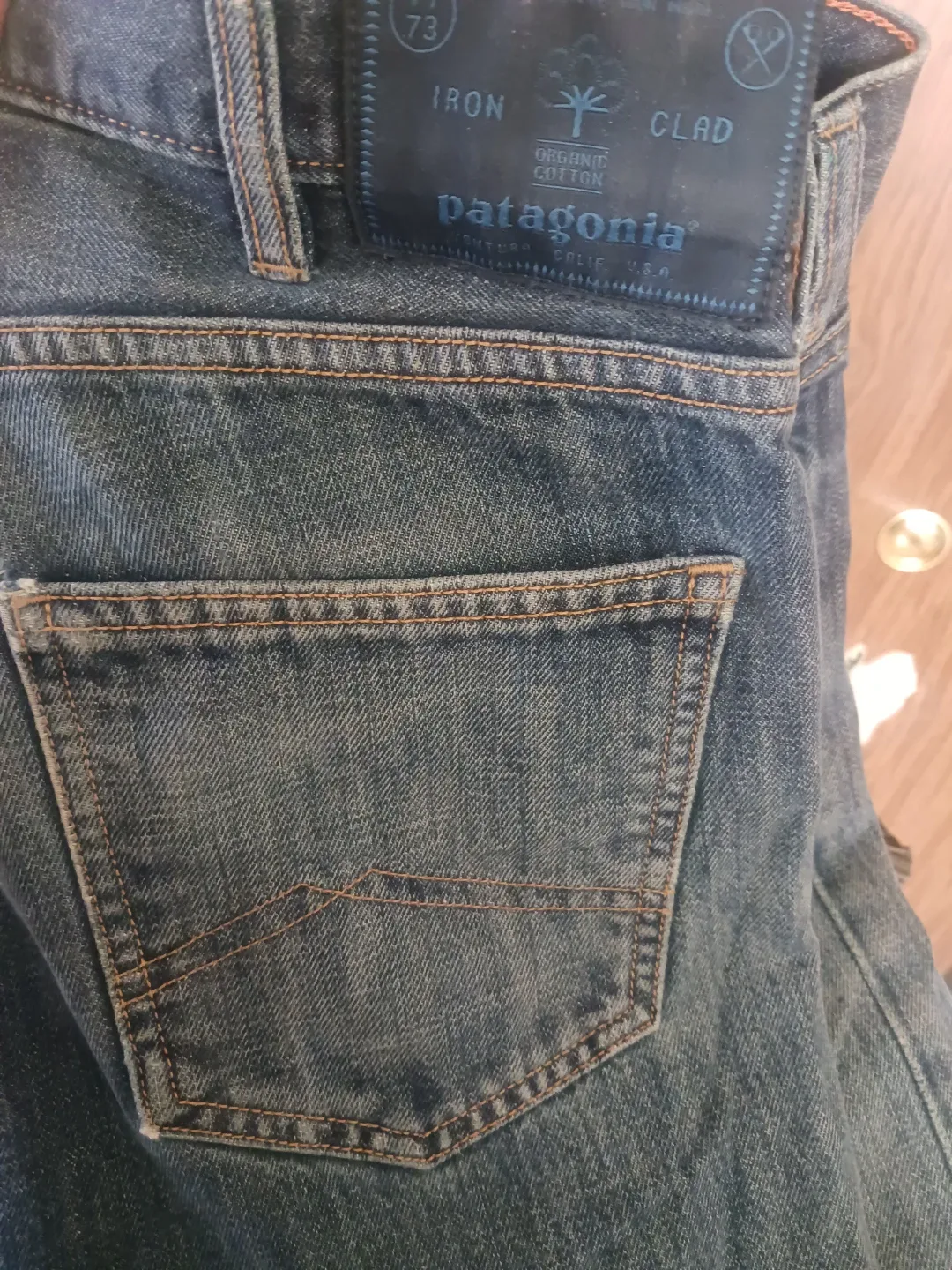 🏈 Patagonia Iron Clad Organic Cotton Jeans