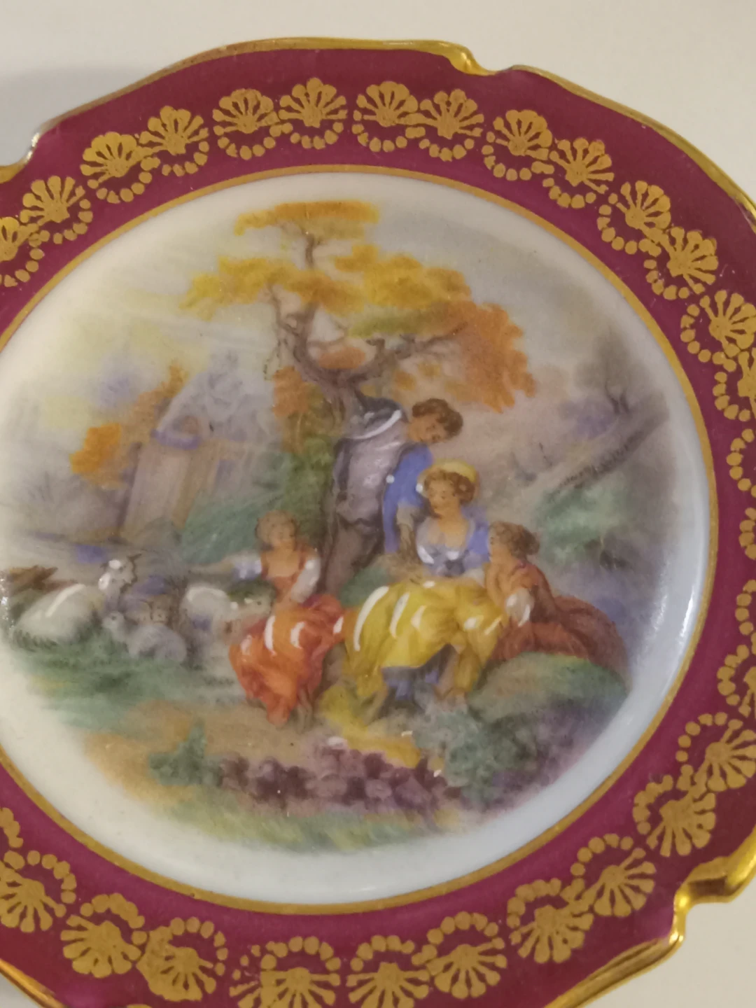 F.M. Limoges Porcelain Decorative Dish - photo 3