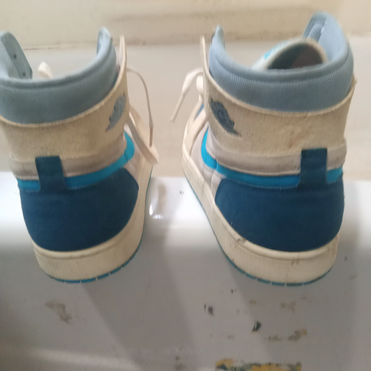 Nike Air Jordan 1 Zoom Comfort Blue and White - photo 3