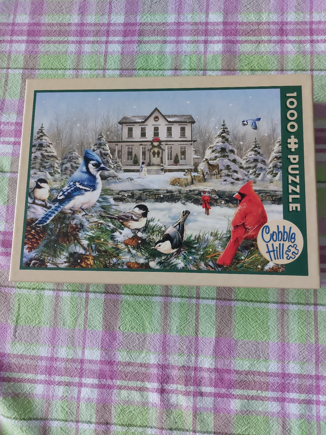 Cobble Hill 1000 Piece Bird Winter Scene Puzzle