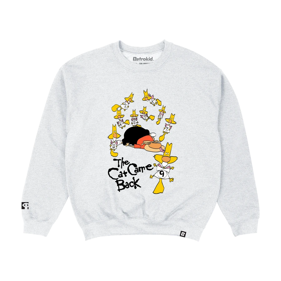 Retrokid "The Cat Came Back" Crewneck (BNWT, S/M) - photo 2