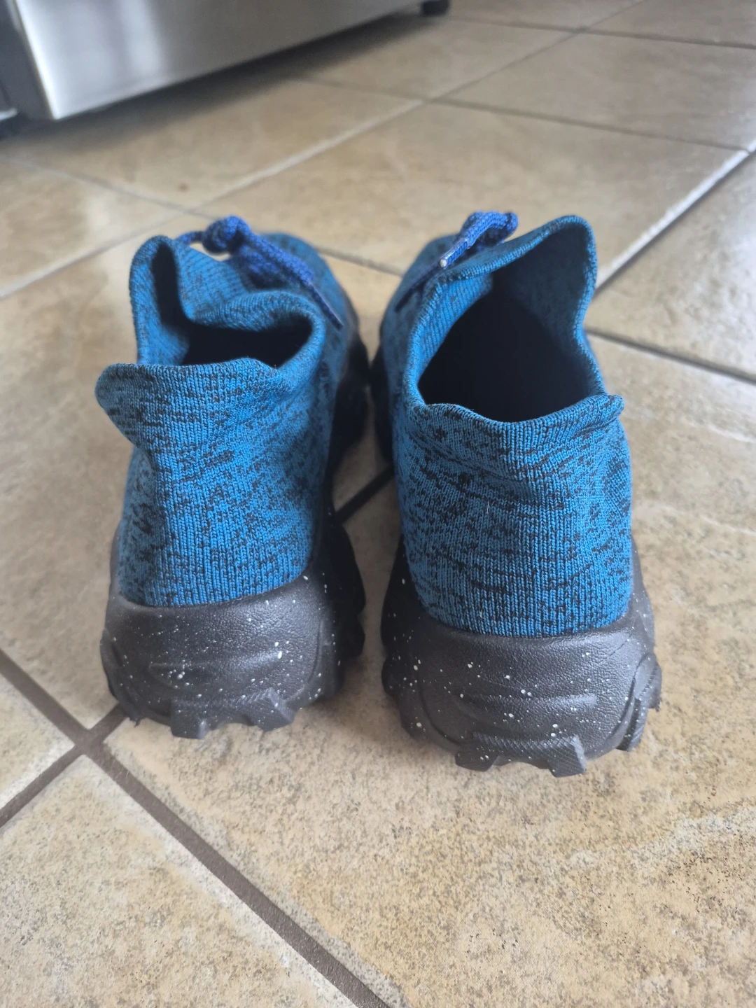 Blue and black knit sneakers Men Shoes - photo 4