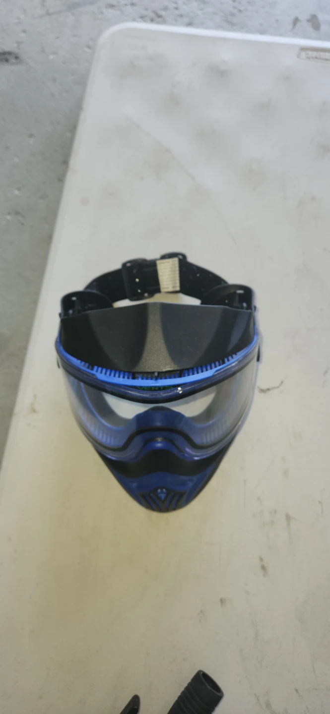 Vents Paintball Mask Blue and Black