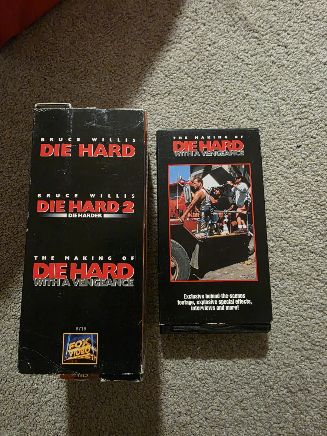 Die hard set VHS