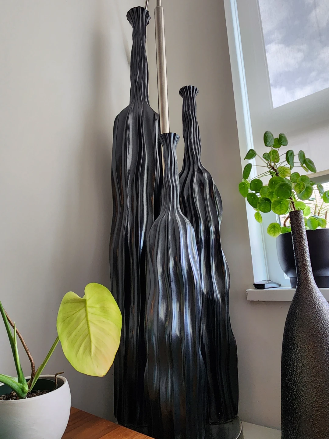 3 Black Vase Decor - photo 2