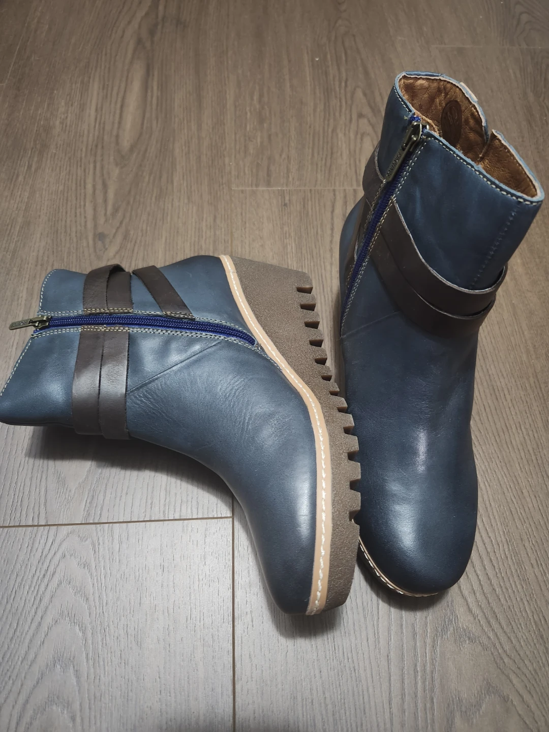 Pikolinos Leather Wedge Boots - Size 39 - photo 2