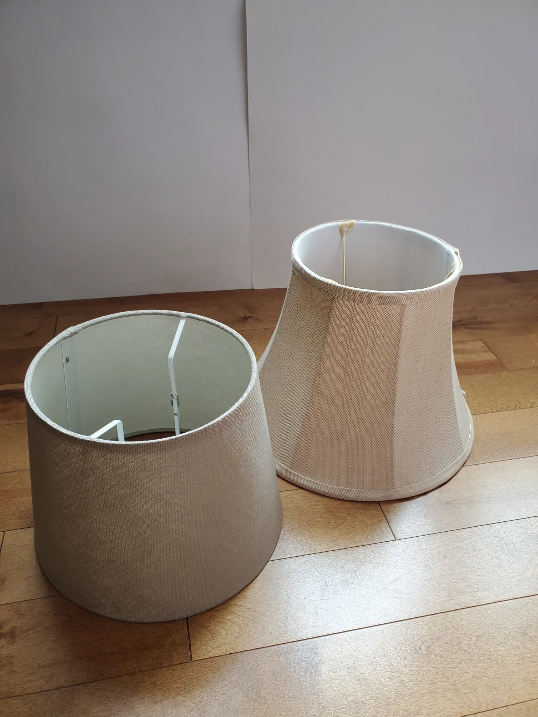 NEW Set of Two Fabric Lamp Shades