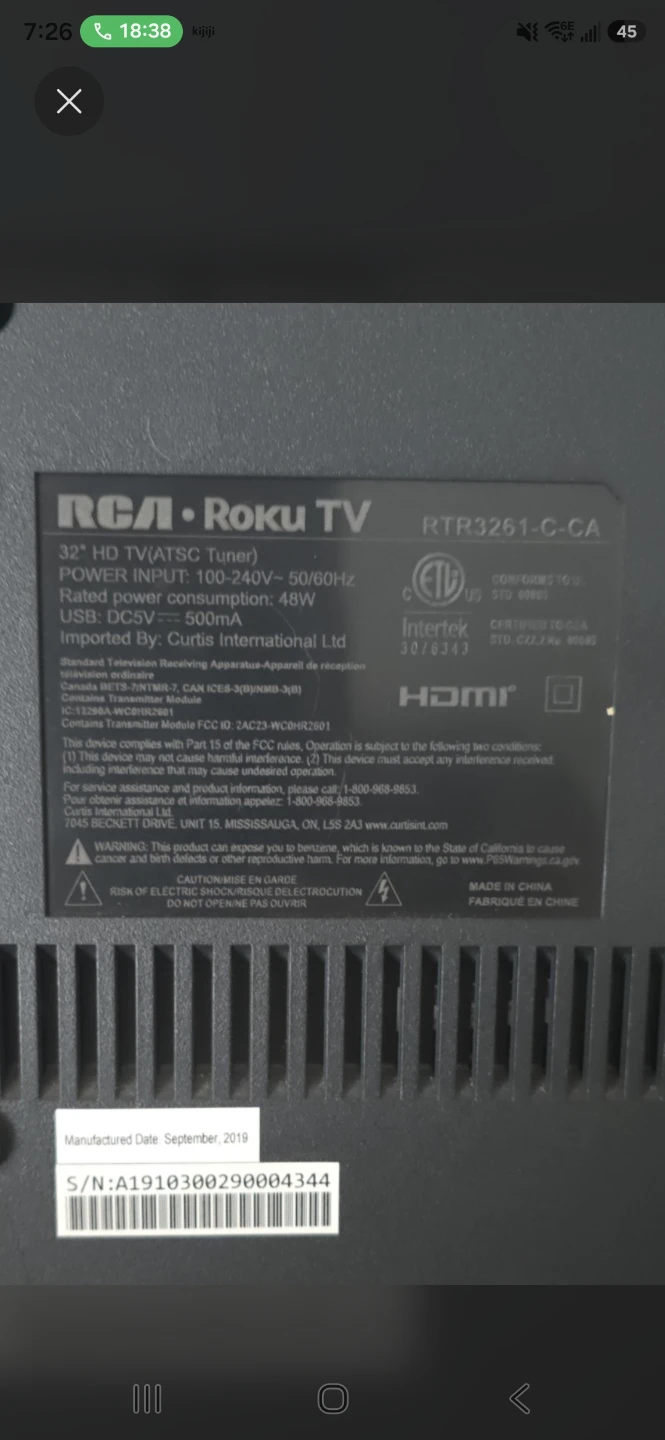 RCA Roku TV 32" HD Smart TV - photo 2