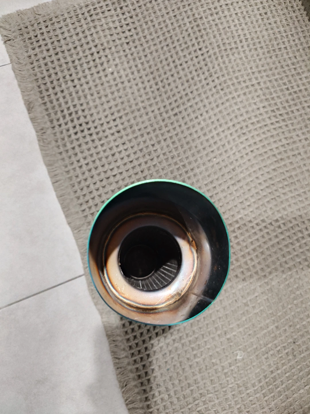 Burnt Titanium Exhaust Muffler Tip - photo 2
