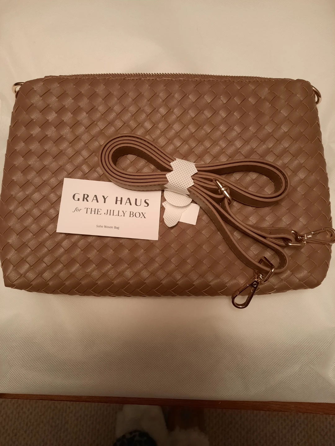 Gray Haus  Soho Woven Bag