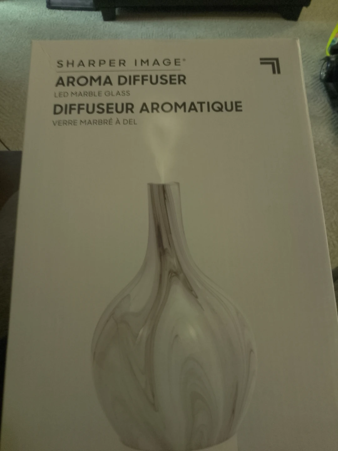 Sharper Image Marble Glass Aroma Diffuser