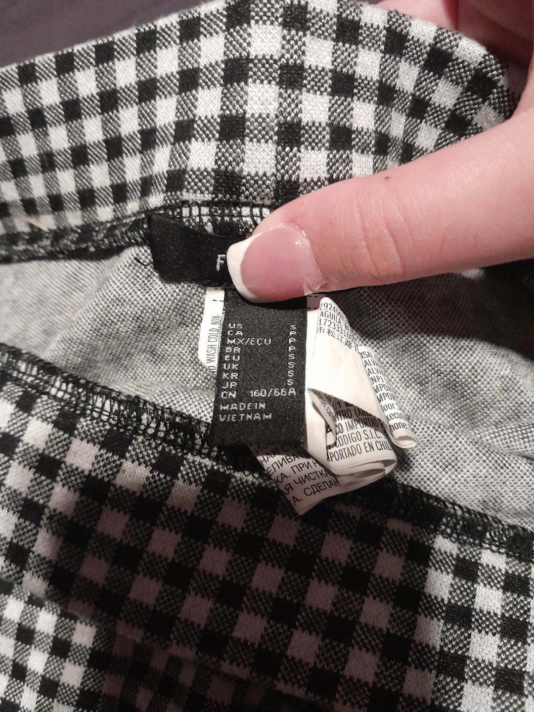 Forever 21 Black and White Gingham Mini Skirt - photo 3