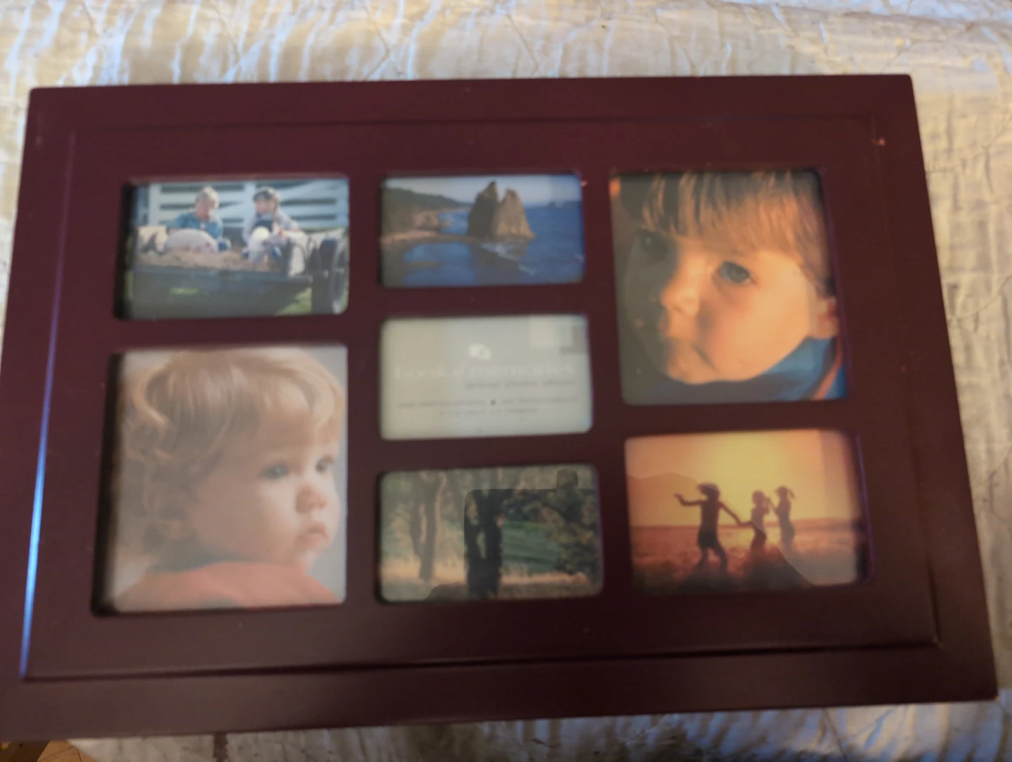 Burgundy Wood Photo Album - photo 2