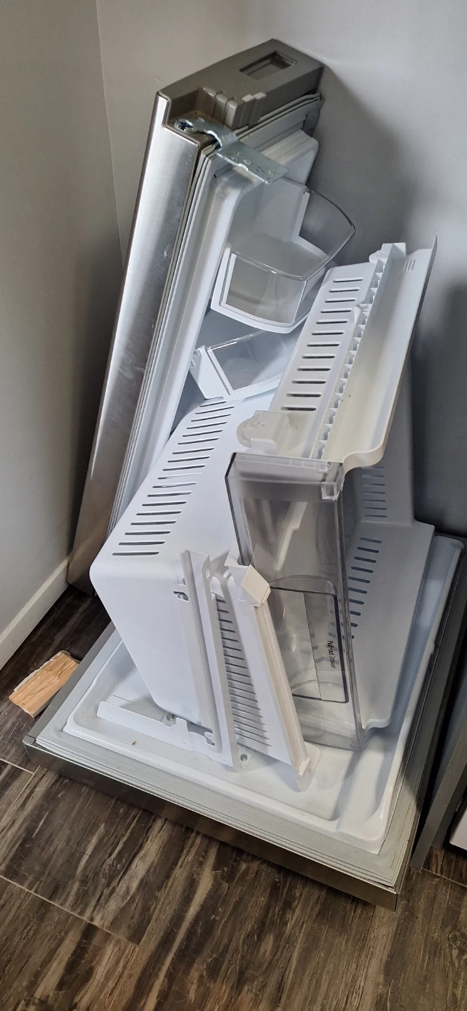 LG French door, bottom-freezer refrigerator