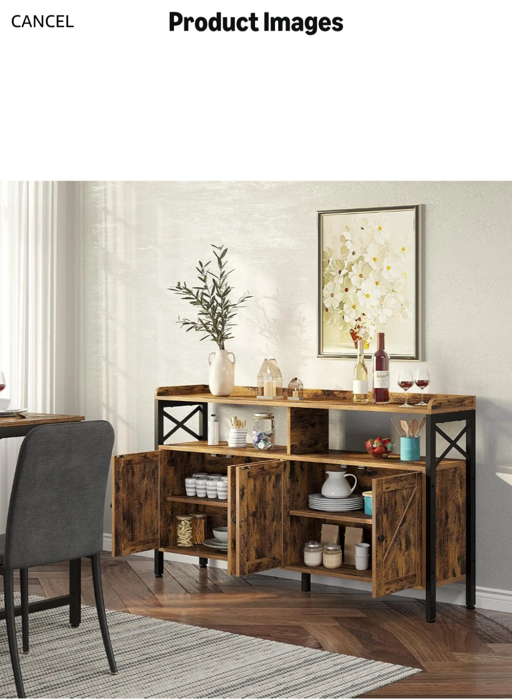 Console table with cabinet - photo 4