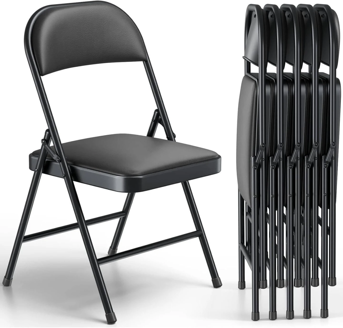 Black Folding Chair - photo 3