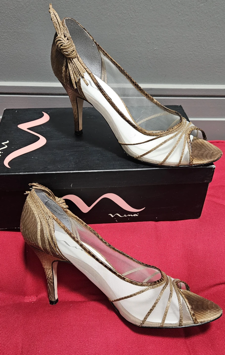 Italian high heel leather shoes - photo 2