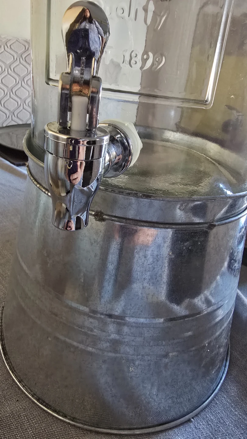 Country Style Glass Beverage Dispenser - photo 4