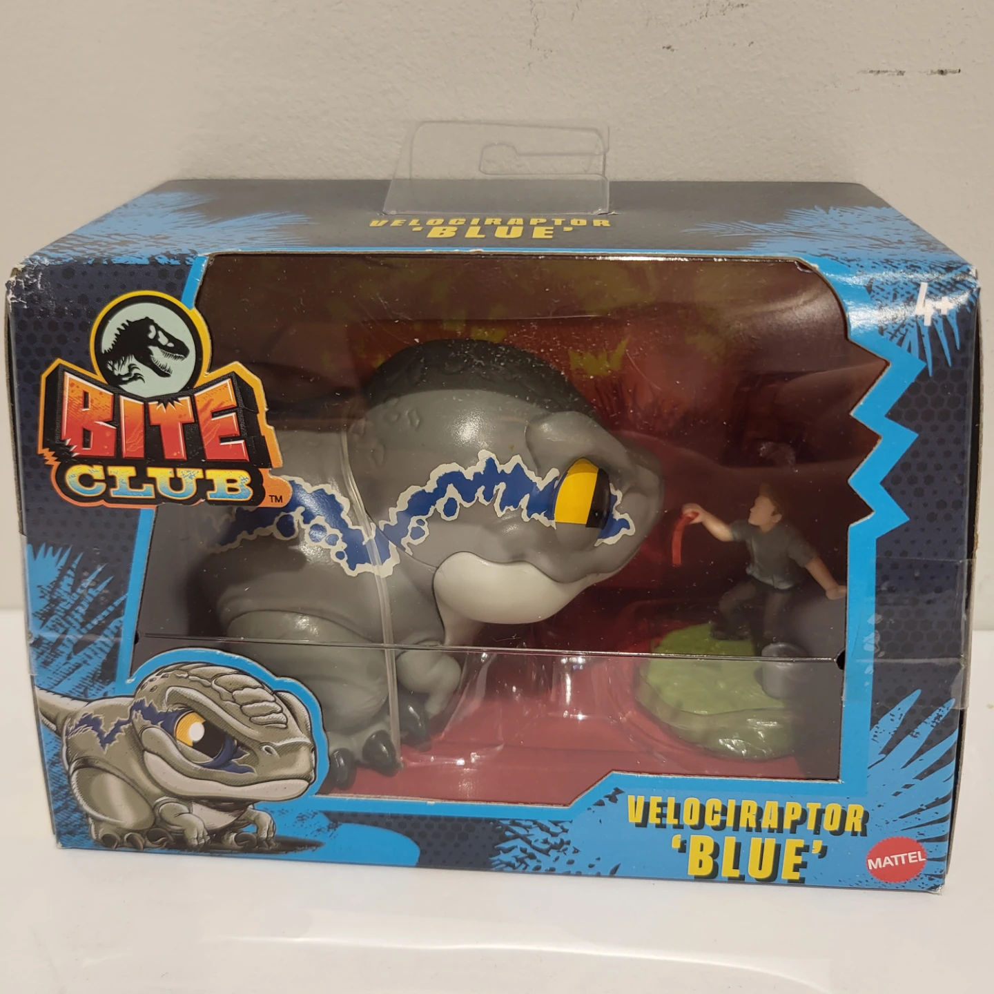 Jurassic World Bite Club Velociraptor Blue