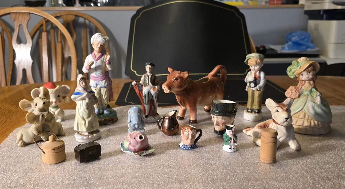 Vintage Miniature Figurine Lot (18 Pcs) - Great for Collectors!