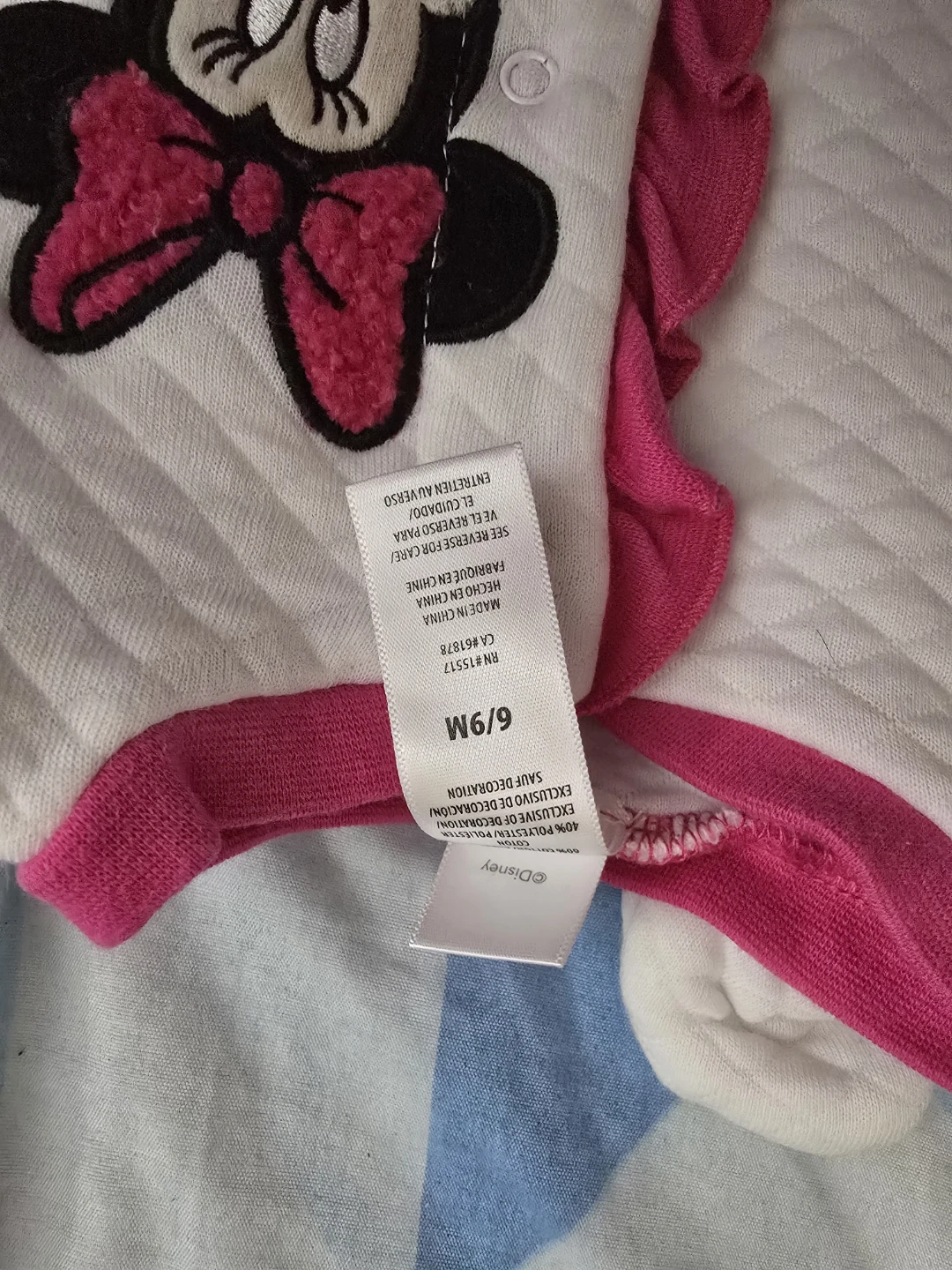 Disney Minnie Mouse Baby Romper 6/9M - photo 2