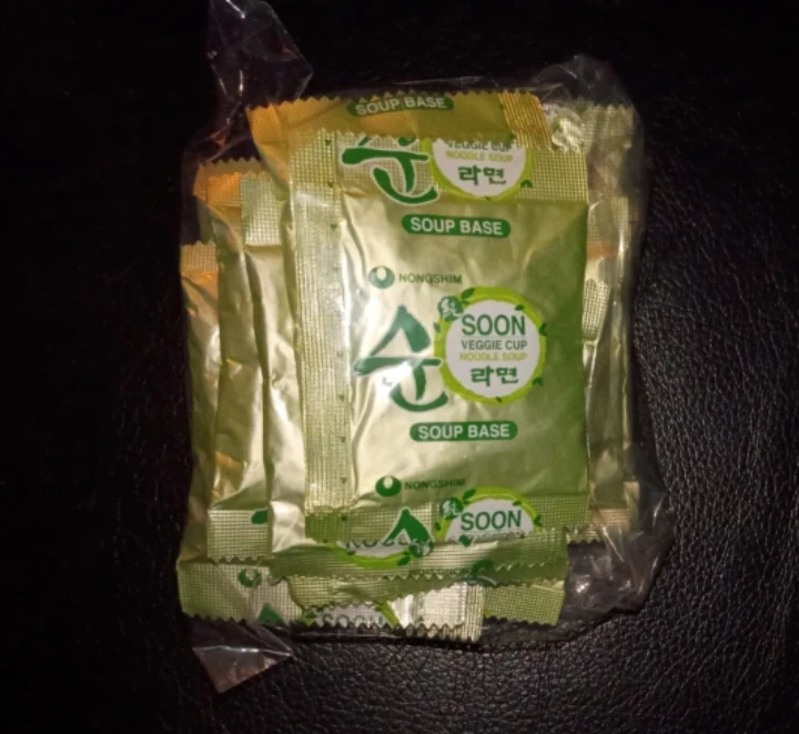 Nongshim Soon Veggie Cup Soup Base Packets 🏈 - photo 2