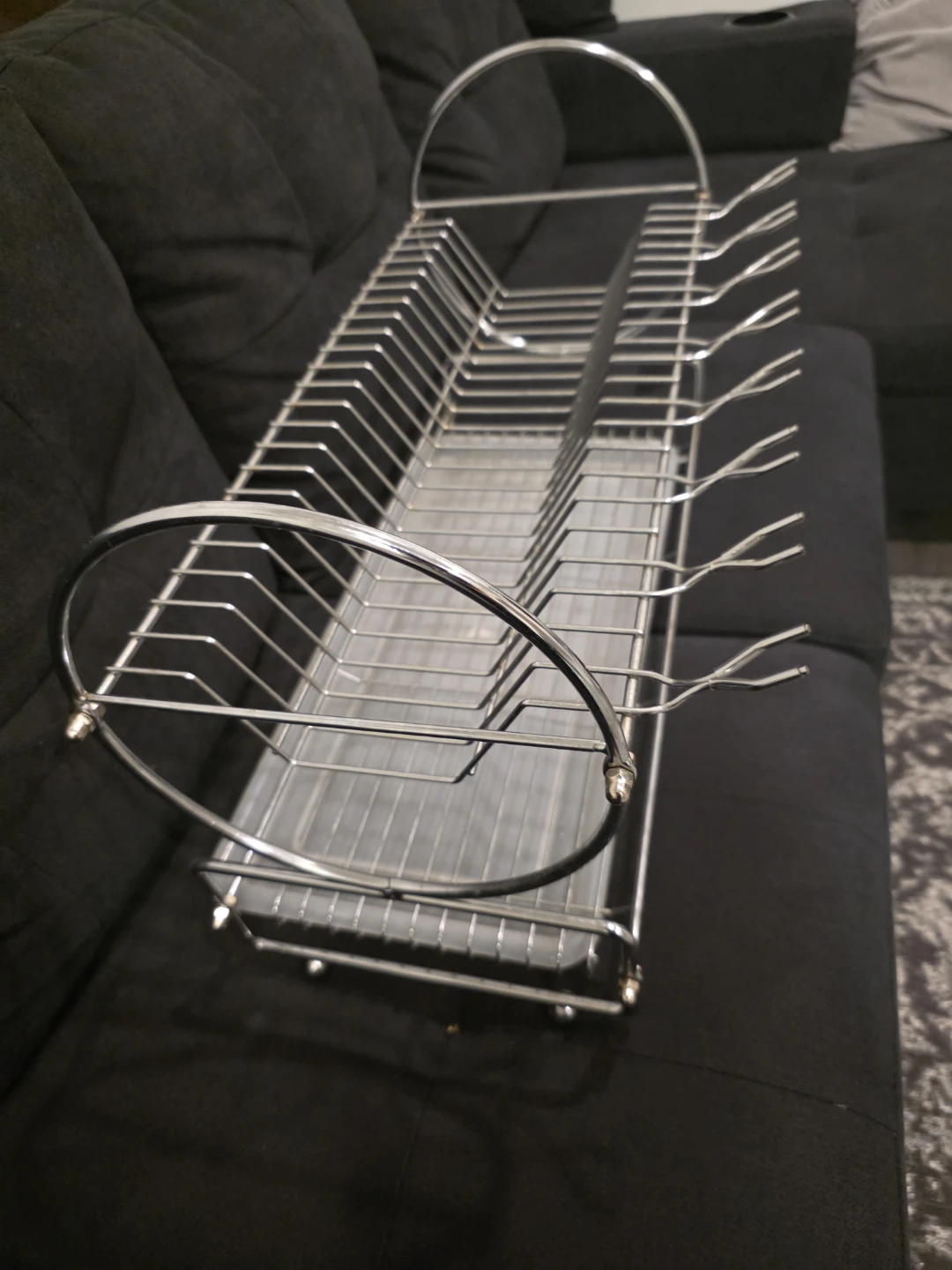 Chrome Dish Rack with Drip Tray