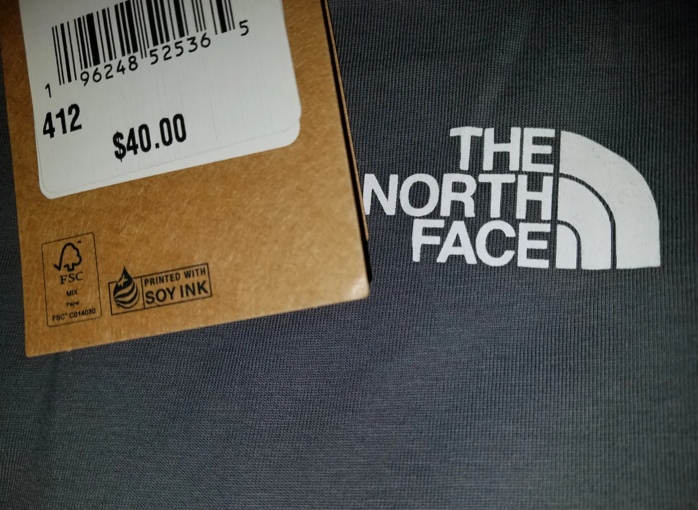 New The North Face reflective graphic T-Shirt - photo 3