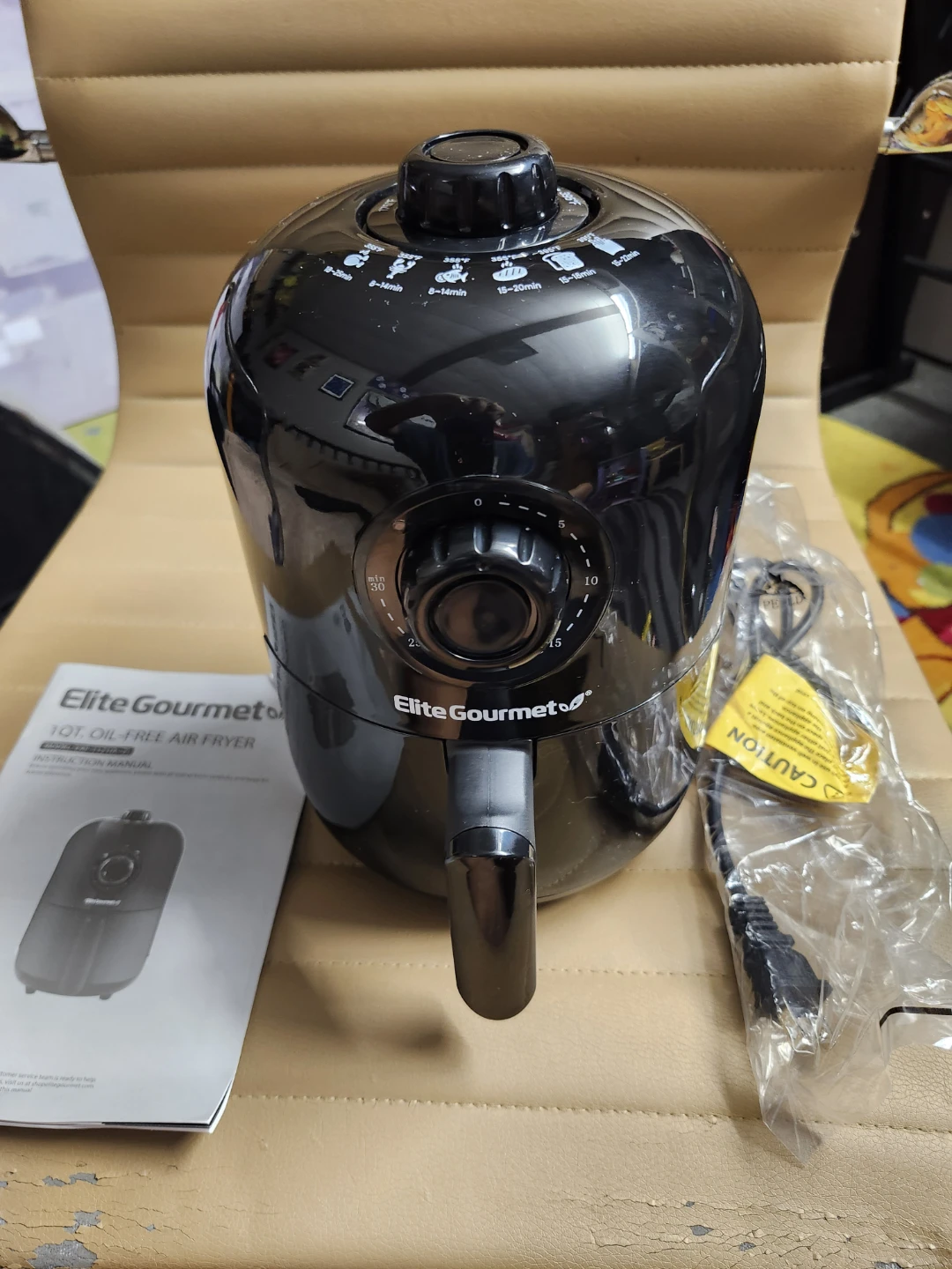 Portable Elite Gourmet 1QT Air Fryer (Brand New)