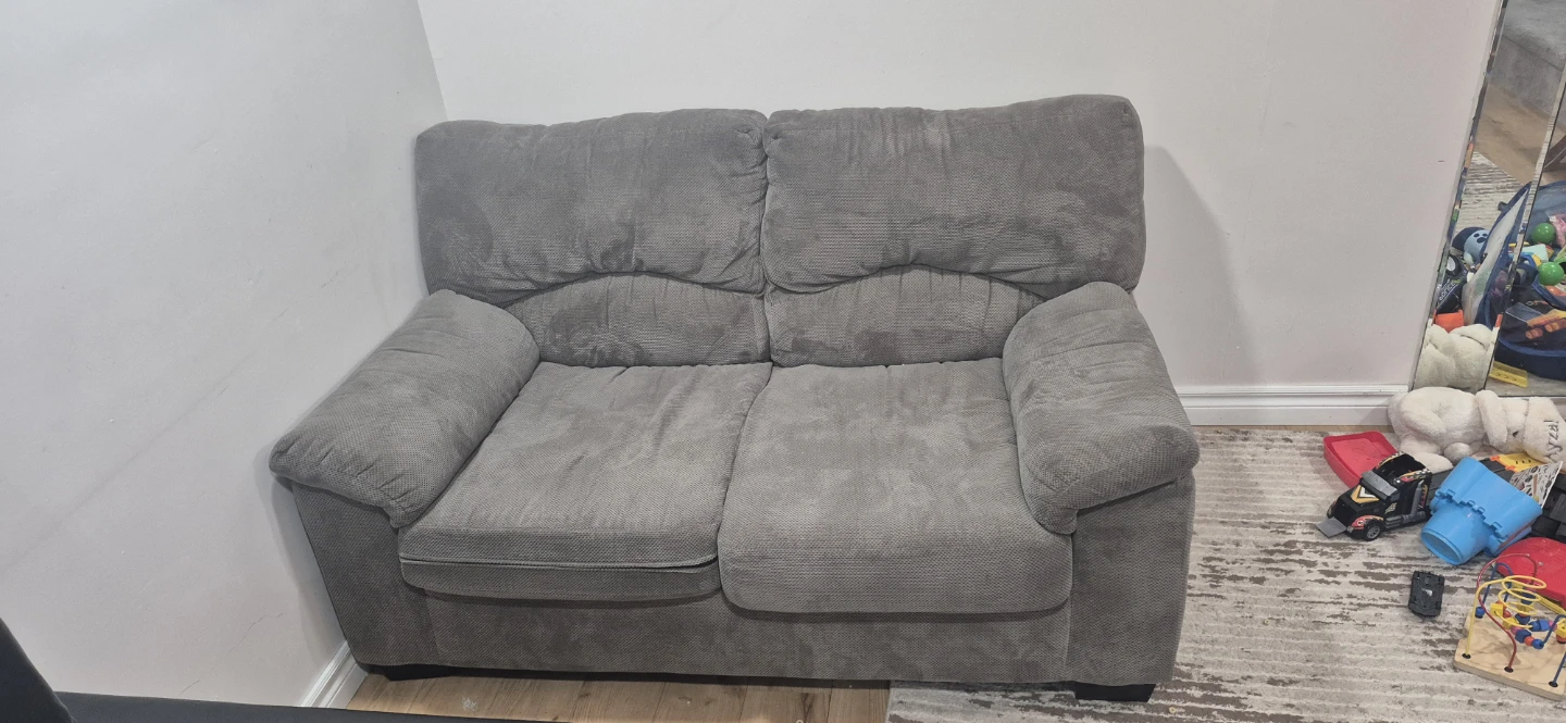 Grey Two-Seater Sofa - photo 5