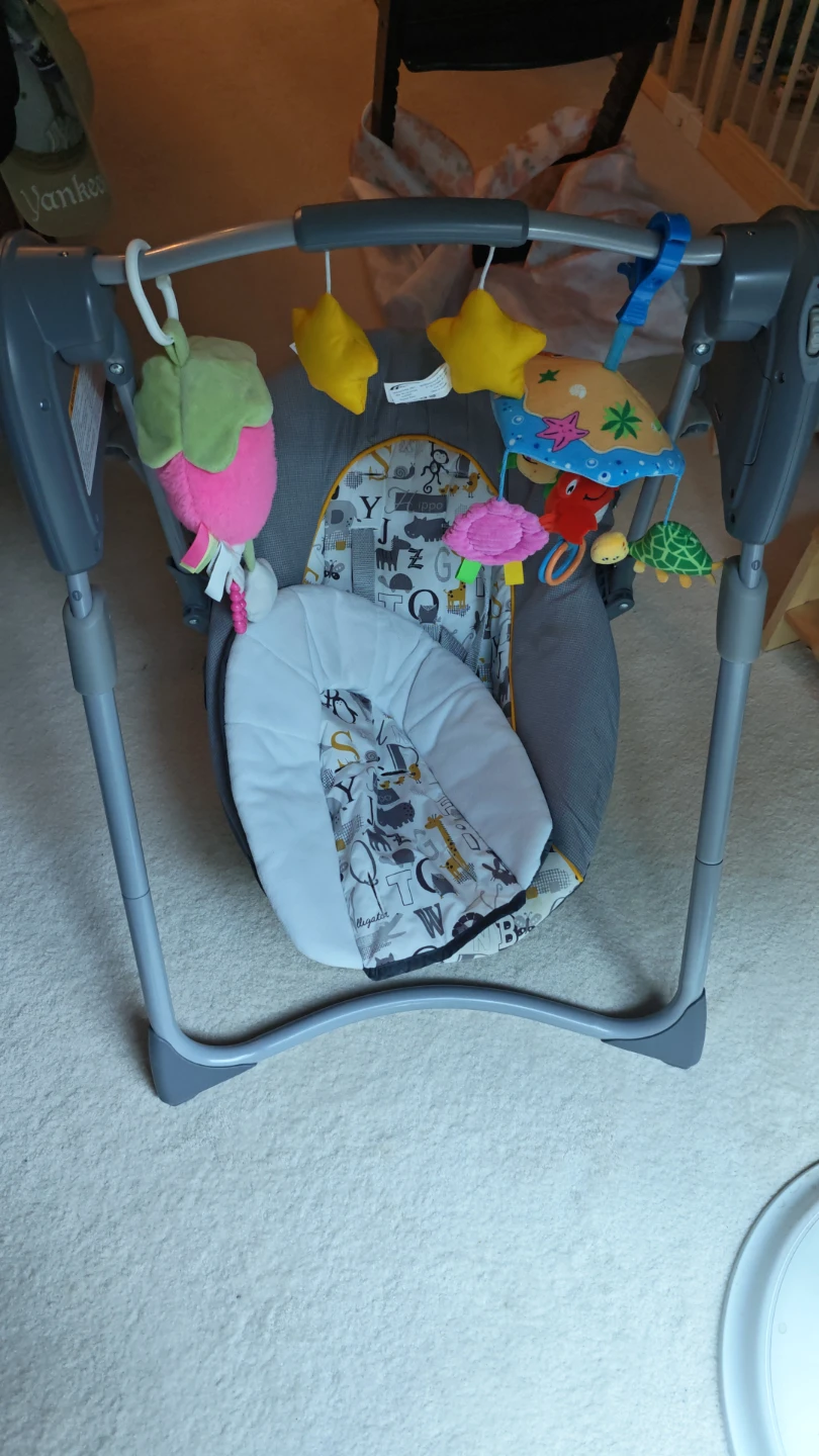 Graco Baby Swing with Overhead Toys - photo 2
