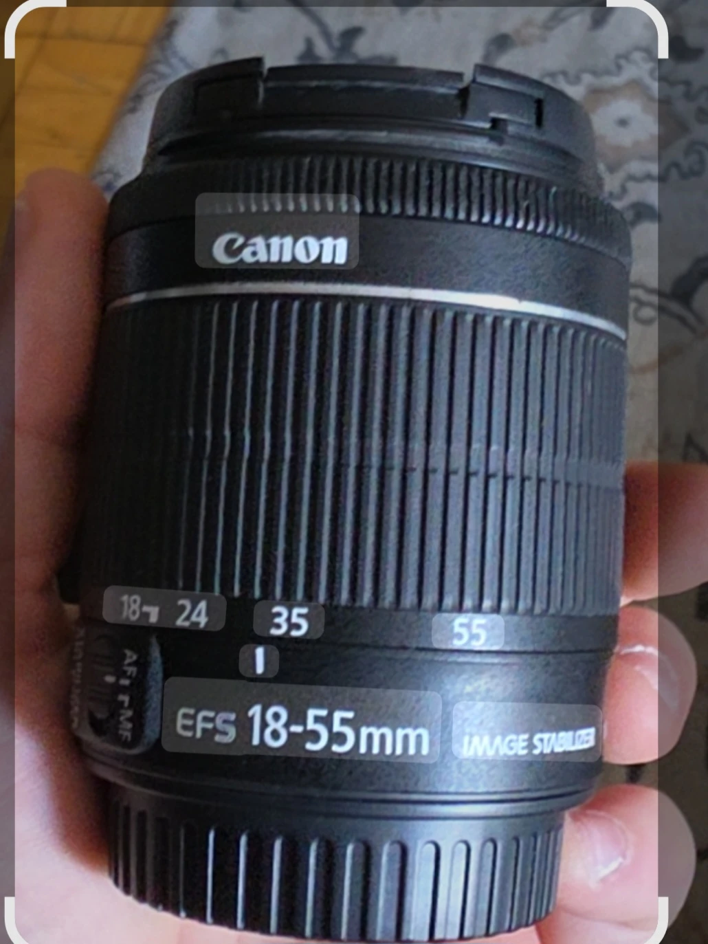 Canon EF-S 18-55mm Image Stabilizer Lens