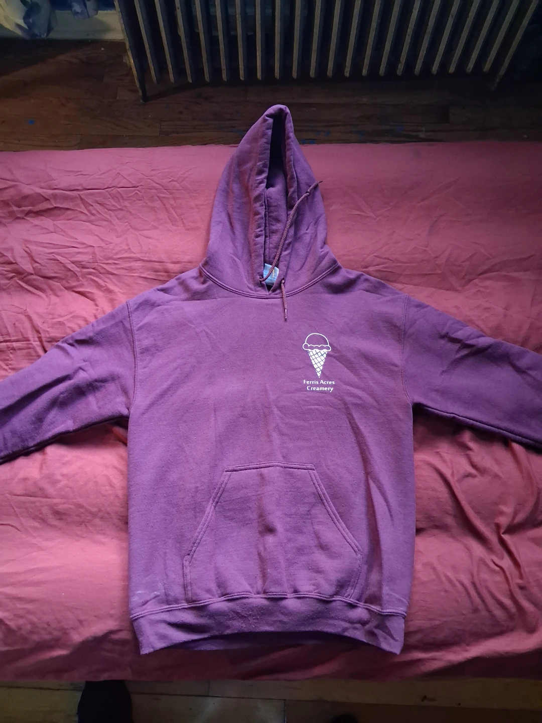 Ferris Acres Creamery Purple Hoodie