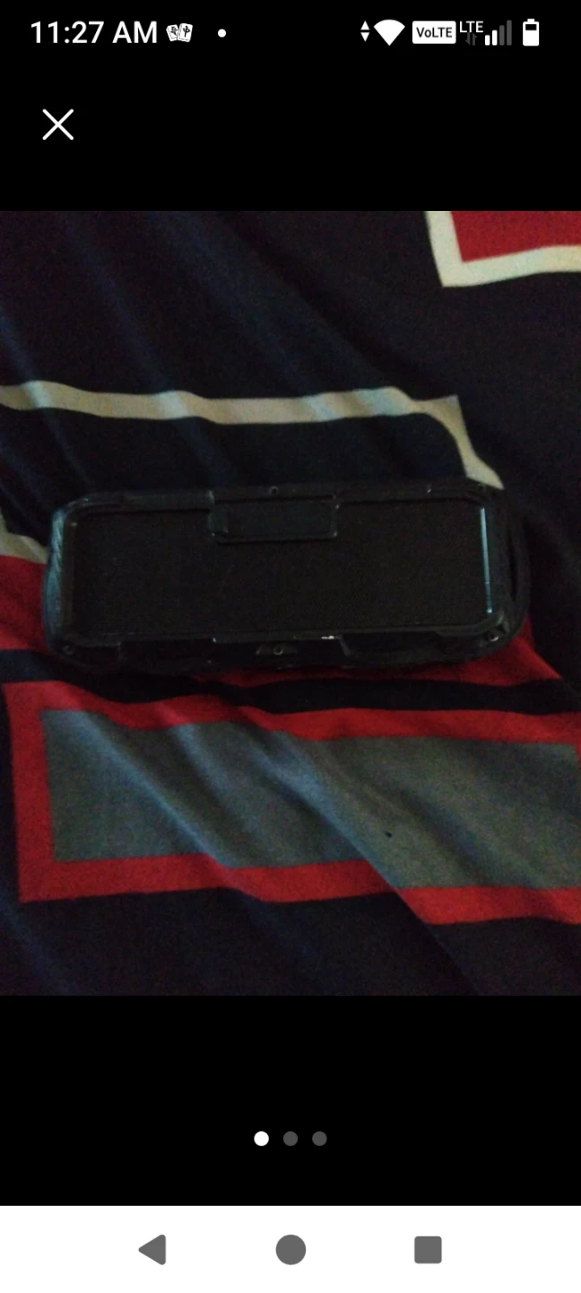 Black Portable Bluetooth Speaker