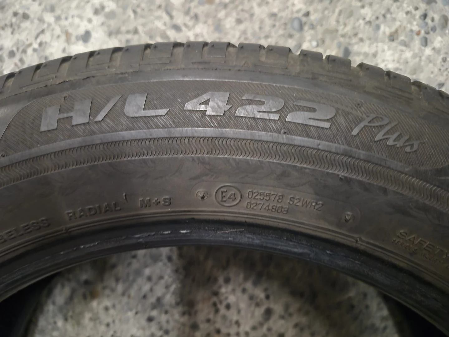 Set of 4 Bridgestone Ecopia H/L 422 Plus Tires - photo 3