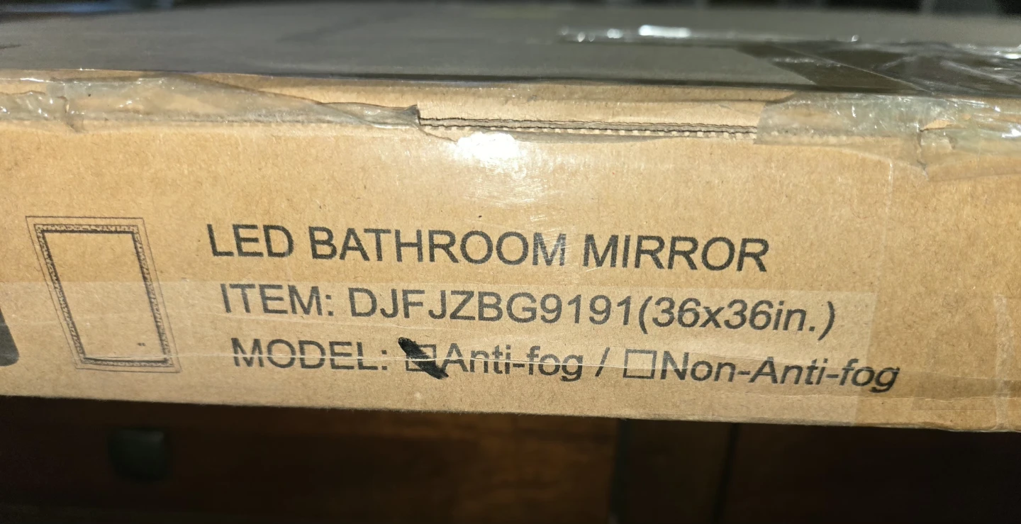 Keonjinn 36x36 Inch LED Bathroom Mirror - photo 4