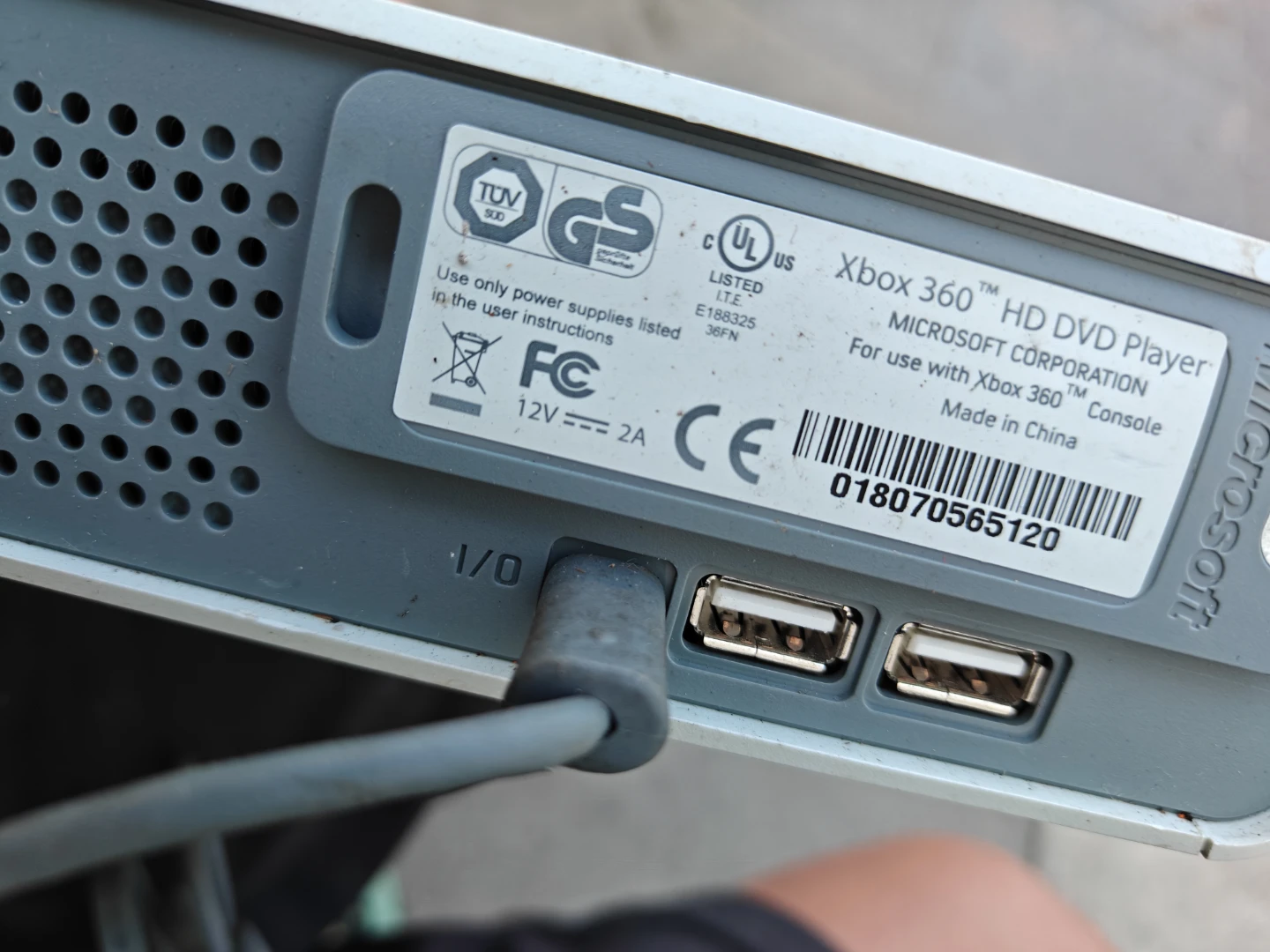 Microsoft Xbox 360 HD DVD Player - photo 3