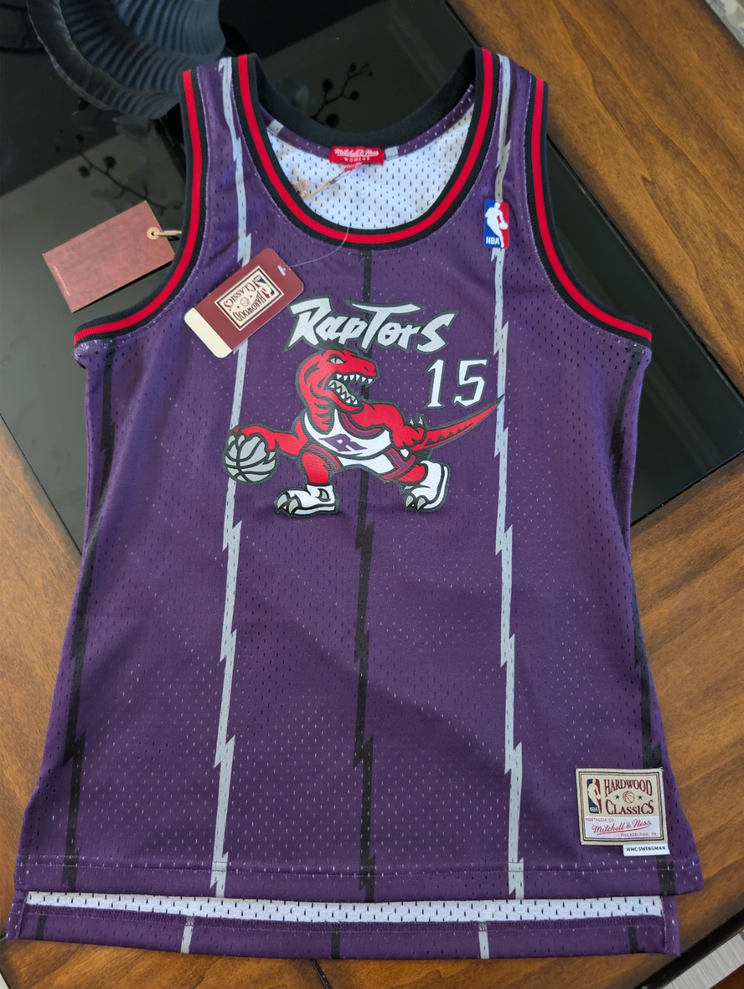 NWT Mitchell & Ness Vince Carter Raptors Jersey - Women's M