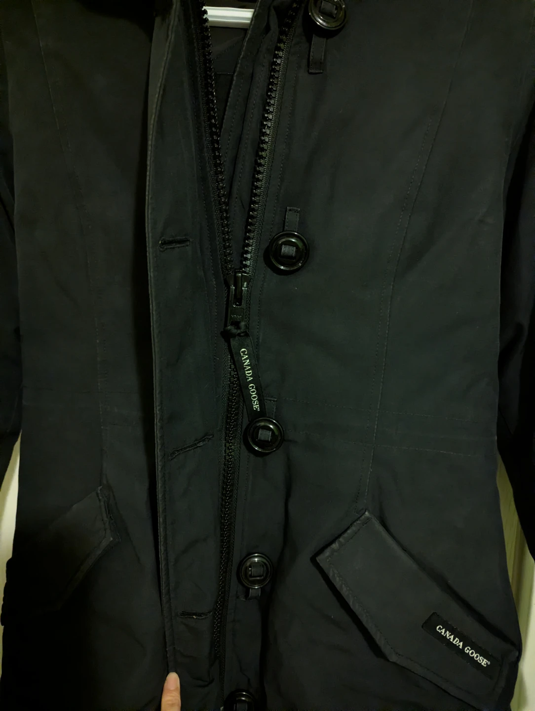 Canada Goose Black Parka with Fur Hood - photo 3