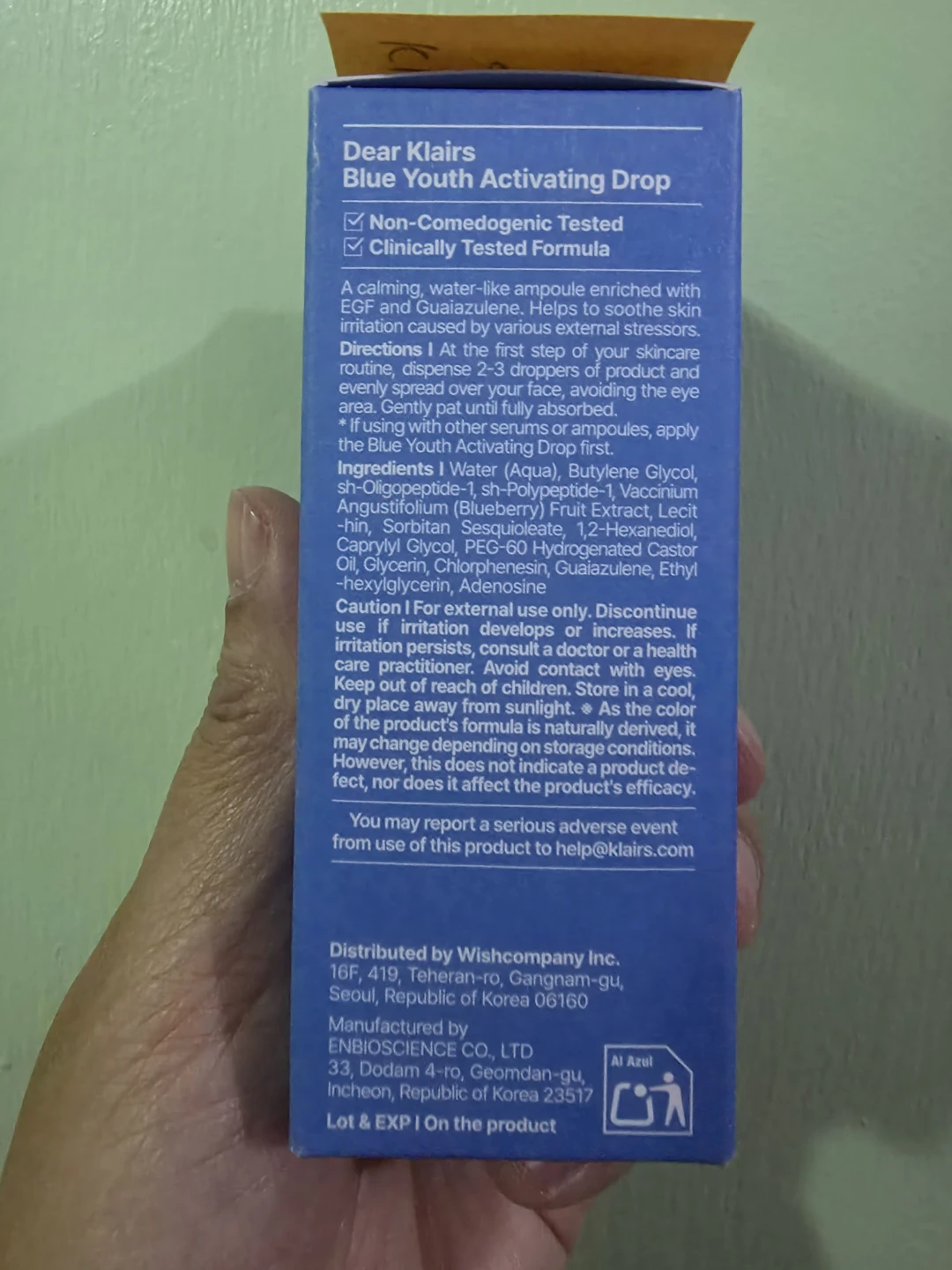 Dear Klairs Blue Youth Activating Drop 10ml 🏈 - photo 2