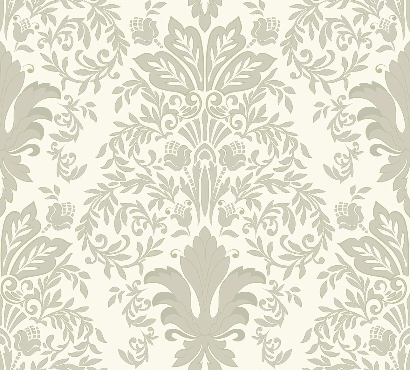 Green Sage Peel and Stick Damask Wallpaper 🏈