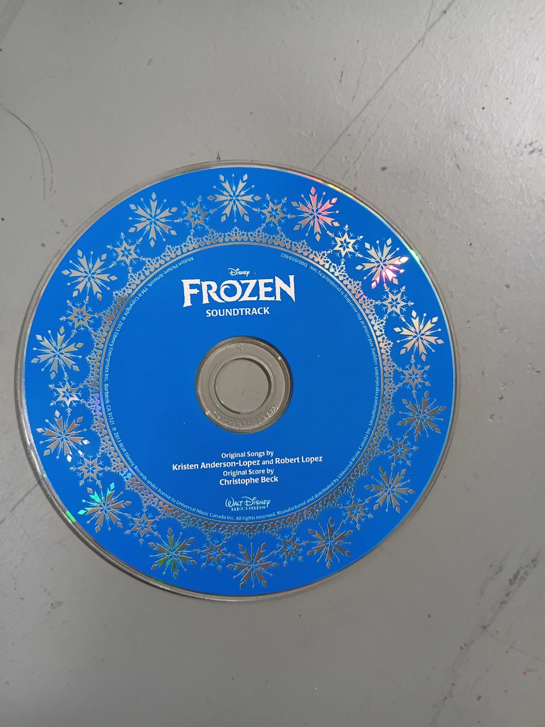 Disney Frozen Soundtrack CD
