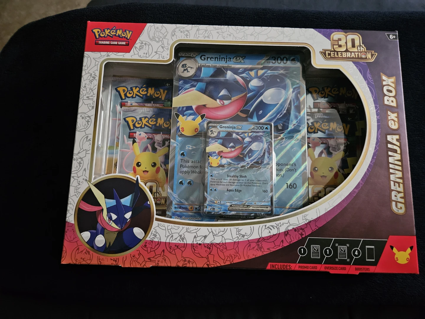 Pokemon 30th Celebration Greninja ex Box
