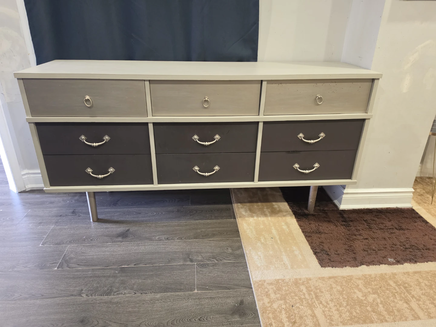 Two-Tone Nine-Drawer Dresser - photo 3