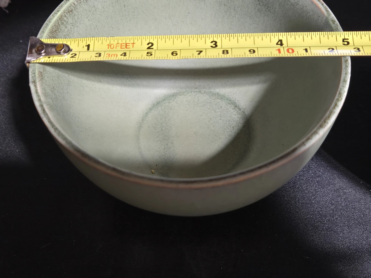 Set of 2 Green Ceramic Bowls - photo 3
