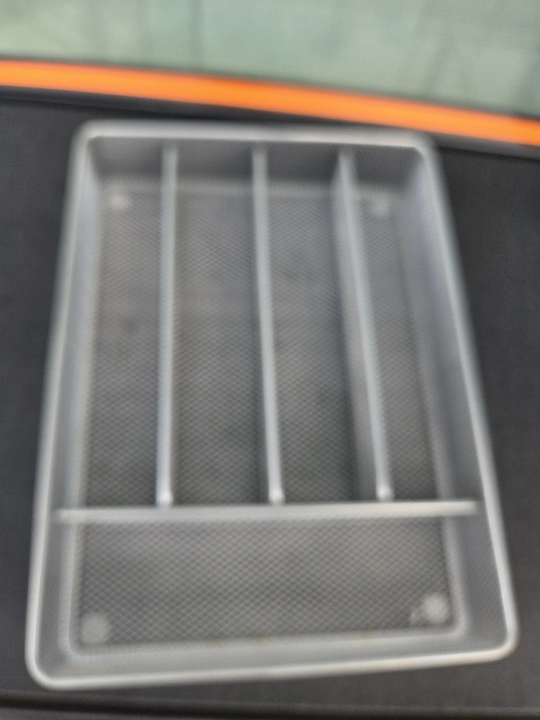 Silver Mesh Cutlery Organizer Tray - photo 4