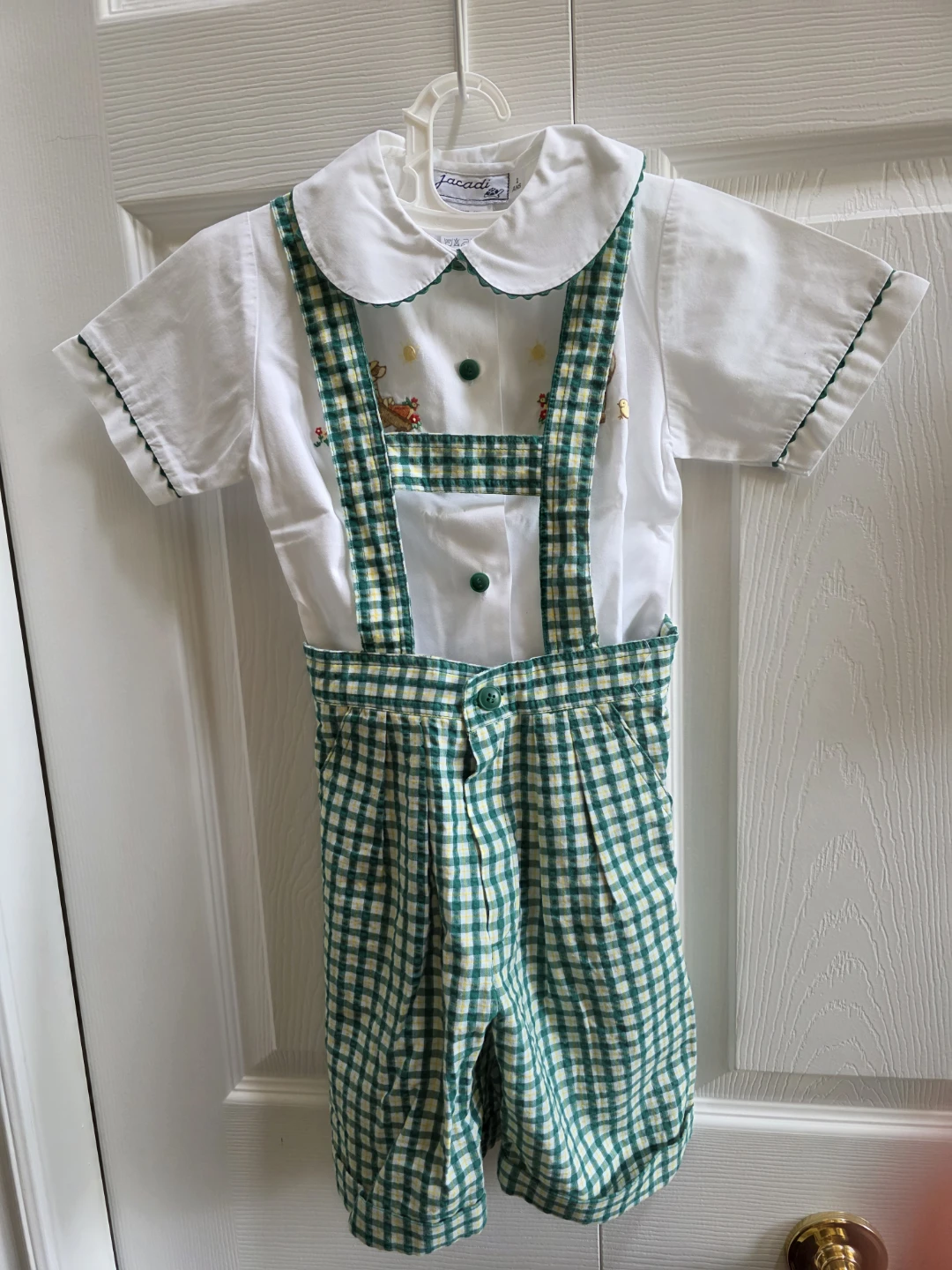 Jacadi children's overall set size 2