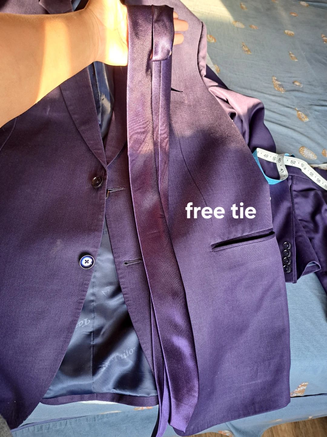 XL Dark Purple Men's Suit - photo 4