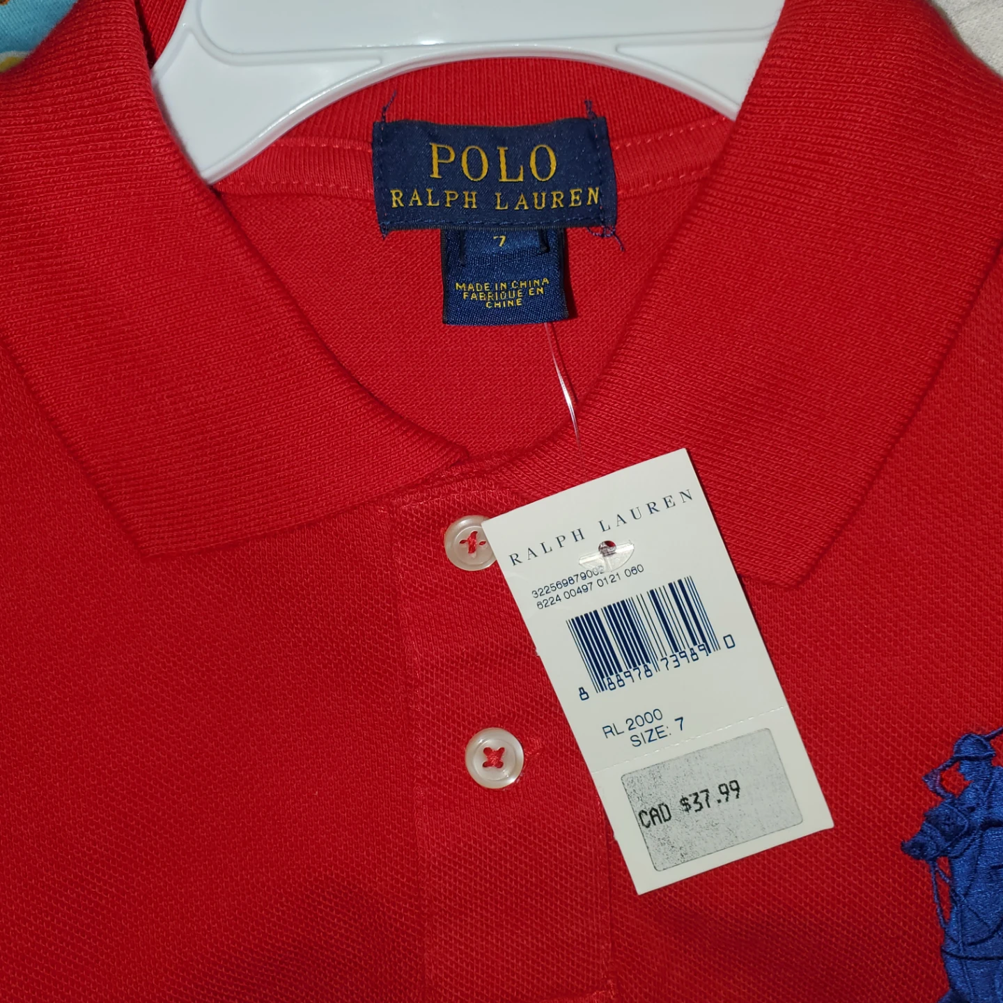 Polo Raplh Lauren Shirt, size 7