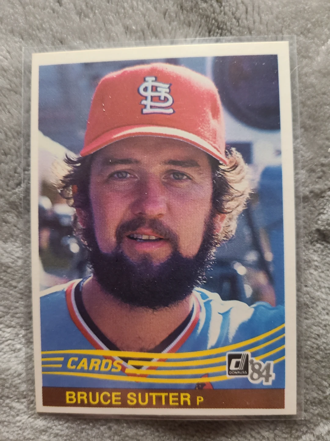1984 Donruss Bruce Sutter Baseball Card #534